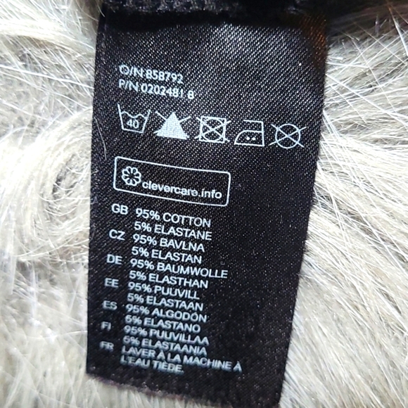 H&M Black & White Geo Print Mini Dress Size XSmall - Picture 8 of 8